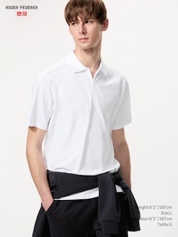 DRY-EX HALF-ZIP POLO SHIRT