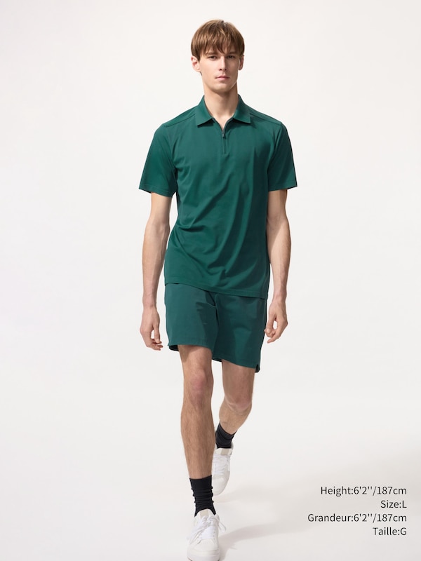 POLO DRY-EX DEMI-ZIP