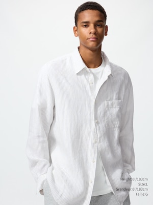 Premium Linen Shirt | Striped