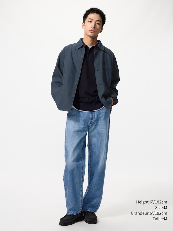 VESTE-CHEMISE EN COTON-LIN