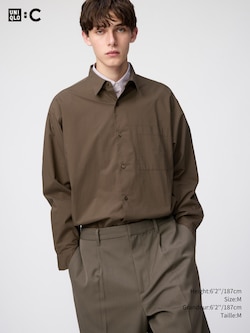 CHEMISE SURDIMENSIONNÉE POPELINE DE COTON