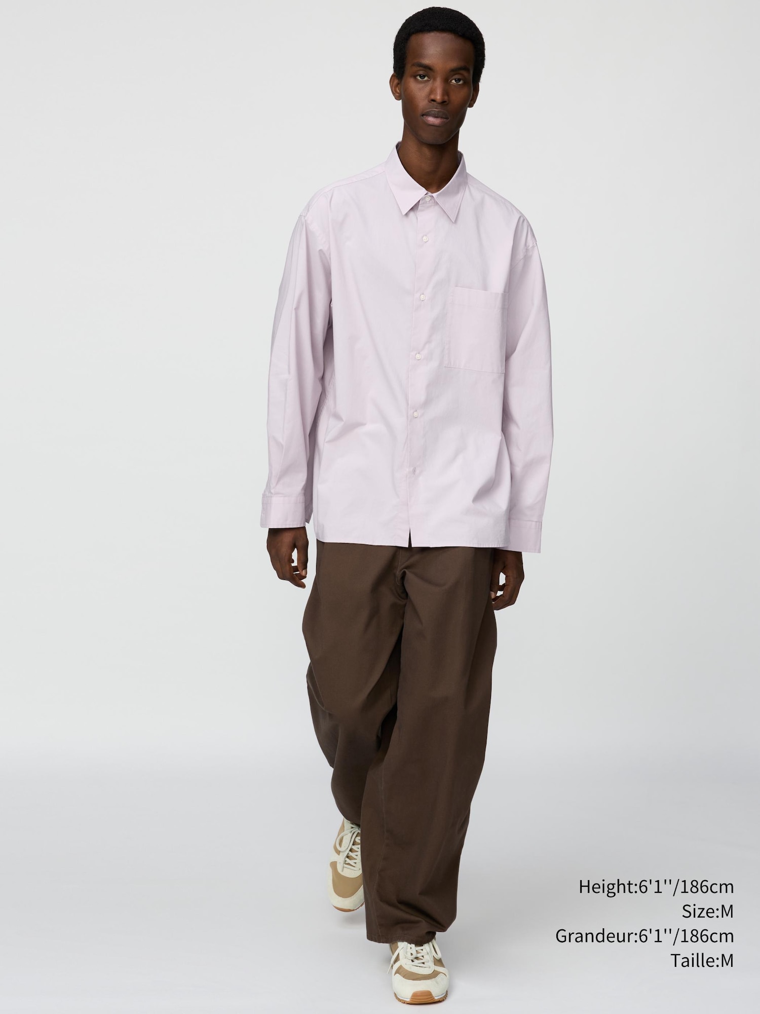 Unisex Broadcloth Oversized Shirt | UNIQLO CA