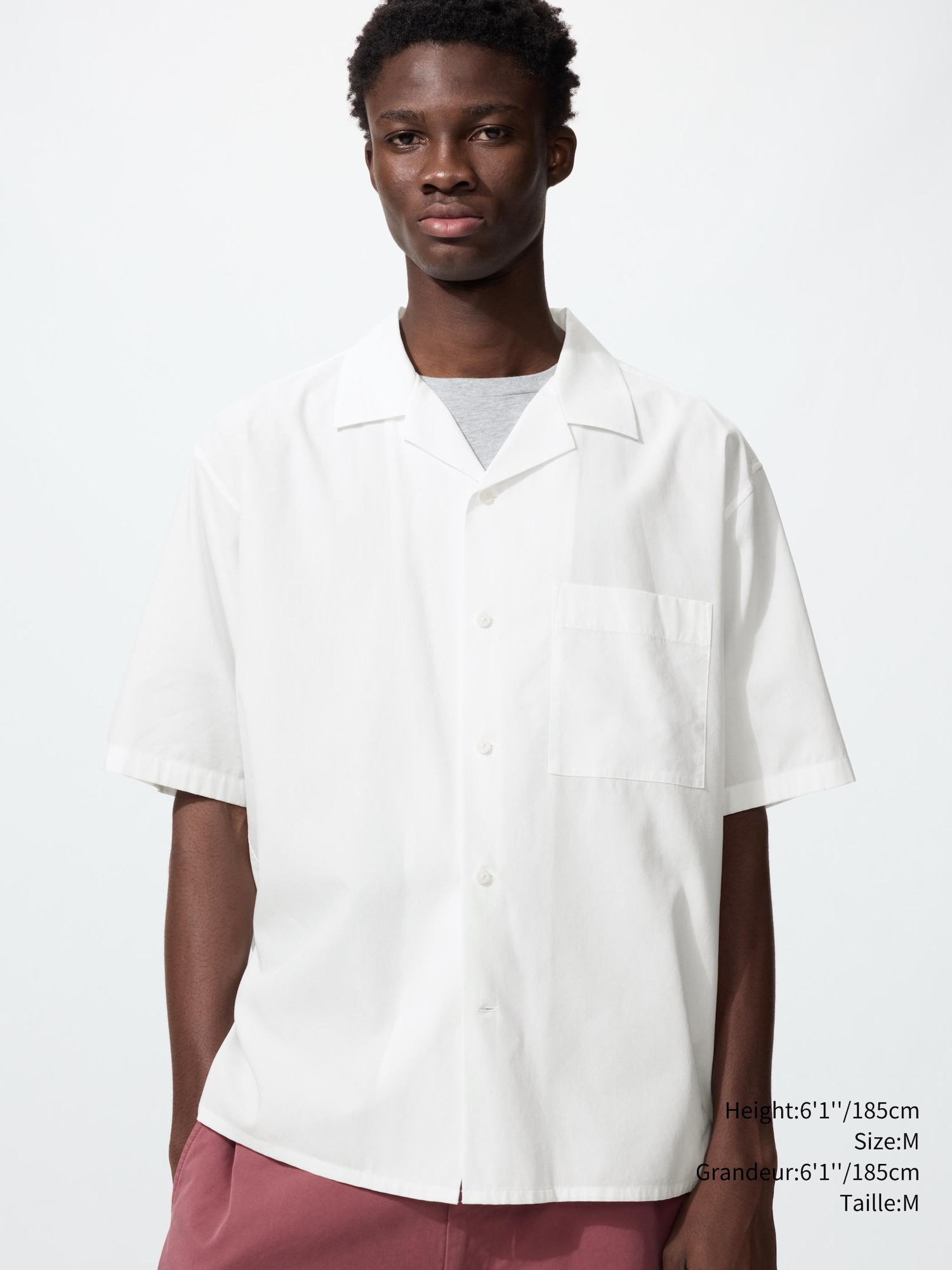 Unisex MODAL OPEN COLLAR SHORT SLEEVE SHIRT | UNIQLO CA
