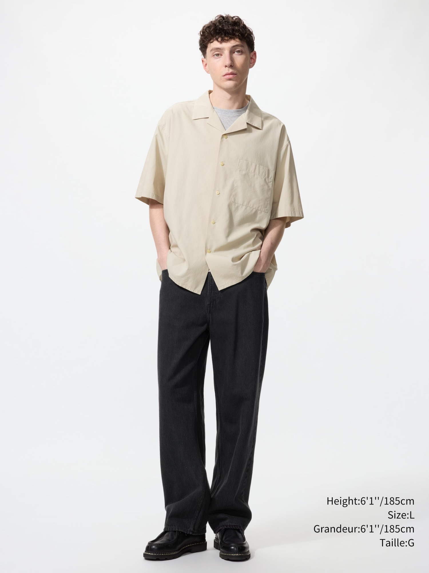 Unisex Open Collar Shirt | UNIQLO CA