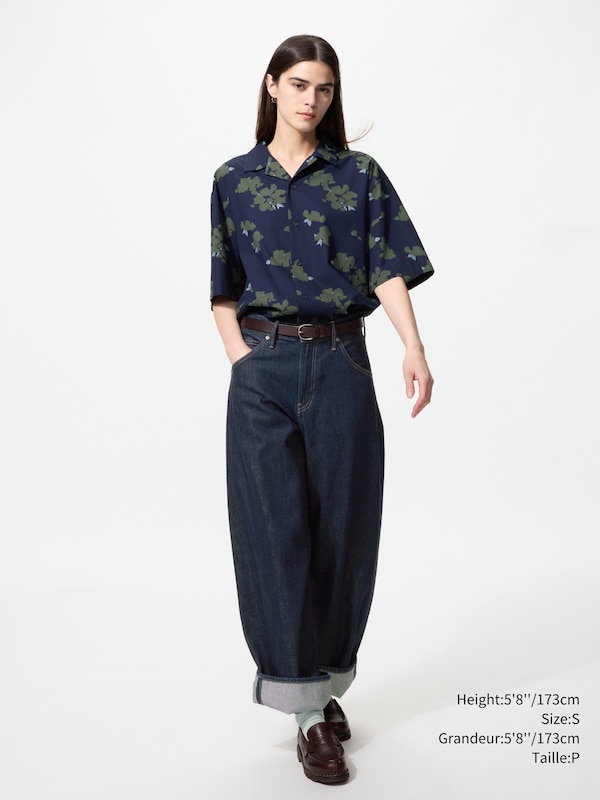 OPEN COLLAR SHIRT | PRINTED