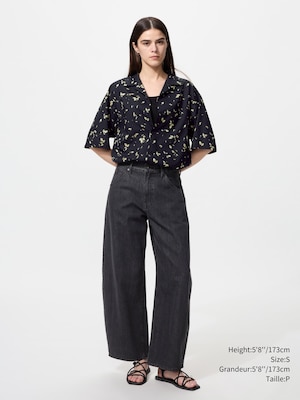 Open Collar Shirt | Printed