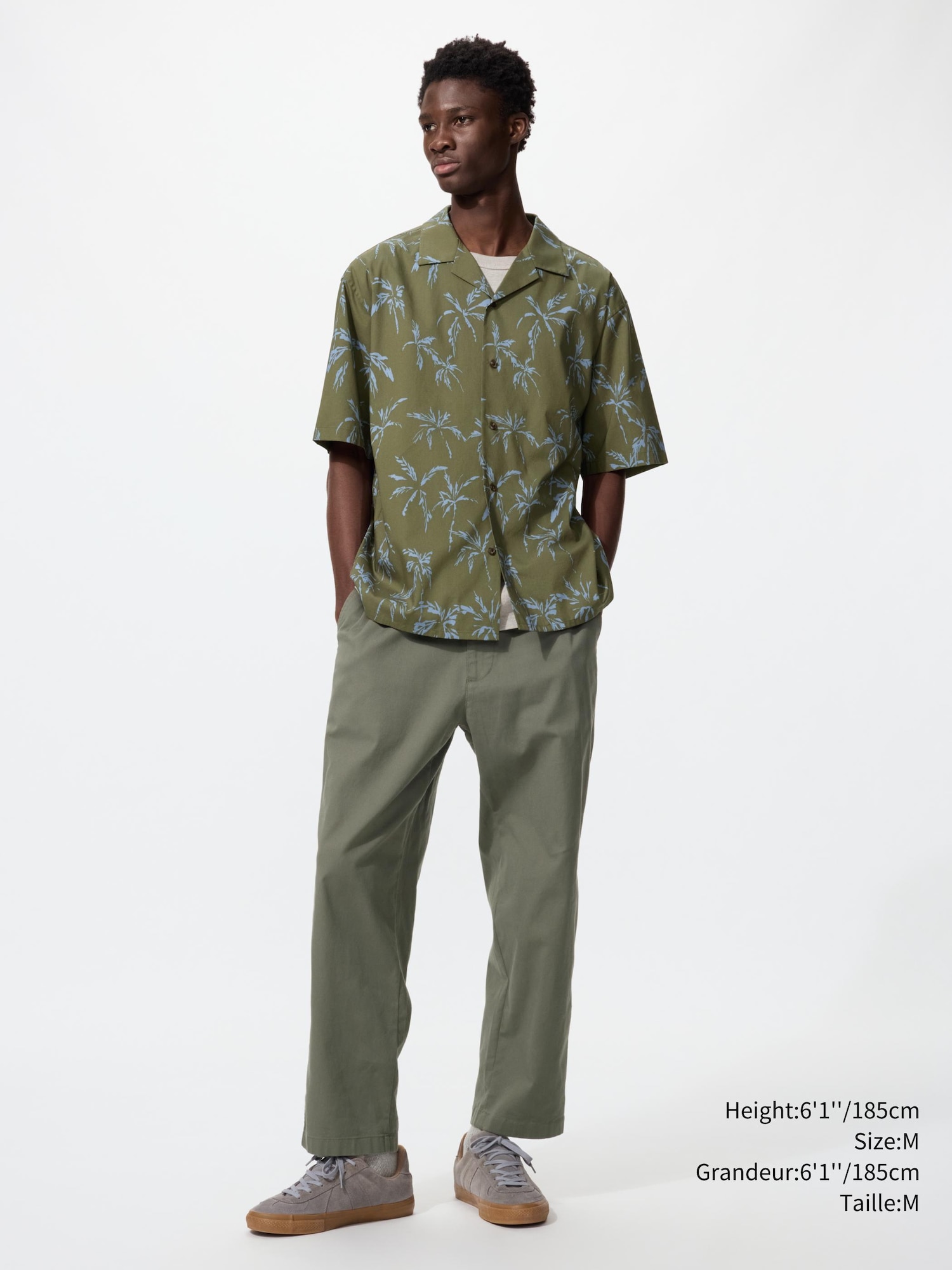 Unisex Open Collar Shirt | Printed | UNIQLO CA