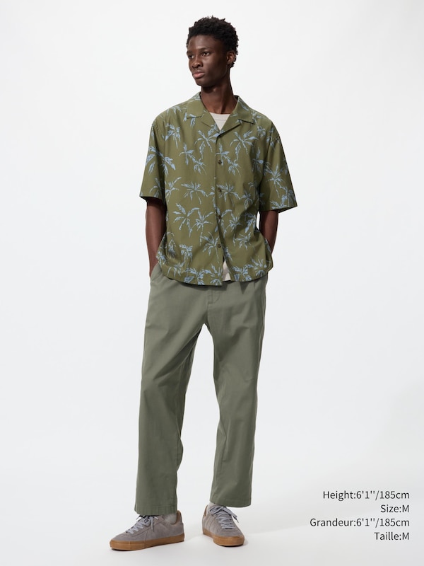 CHEMISE COL OUVERT À MOTIFS