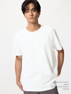 AIRism Cotton Crew Neck T-Shirt Short Sleeve