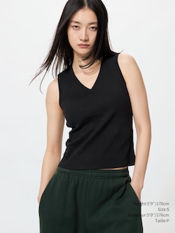 DÉBARDEUR À SOUTIEN-GORGE COL EN V