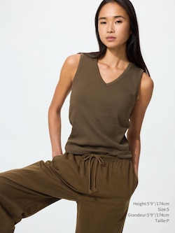 DÉBARDEUR À SOUTIEN-GORGE COL EN V