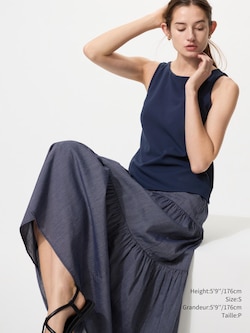 CREPE JERSEY BOAT NECK BRA TOP