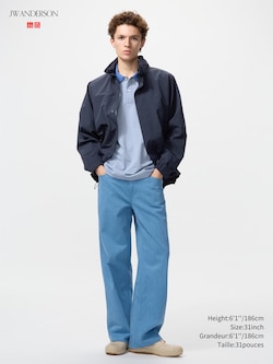 WIDE STRAIGHT COLOUR JEANS