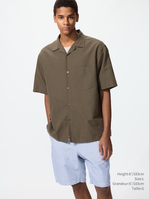 Linen Blend Shorts | Striped 9.5"