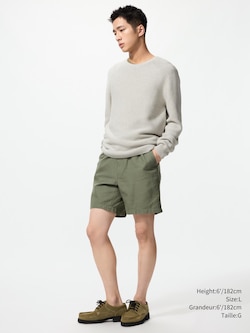 SHORT EN MÉLANGE LIN | 6.5"