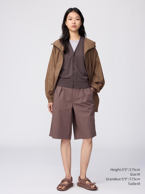 PLEATED WIDE SHORTS | 12.5"