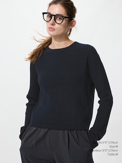 Mini Cable Crew Neck Sweater