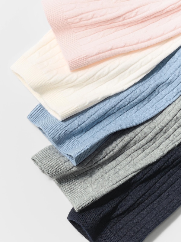 CHANDAIL MINI MAILLE TORSADE COL ROND