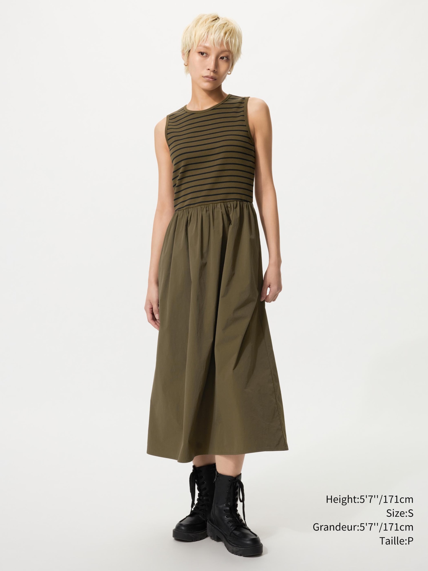 l*m様 mylan Volume Sleeve Dress | Sunshin Women's Volume Sleeve Dress | UNIQLO CA