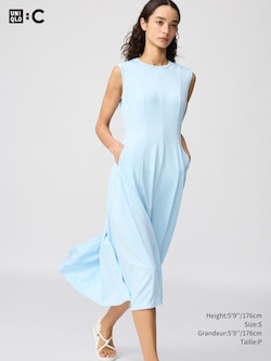 FIT AND FLARE DRESS | SLEEVELESS