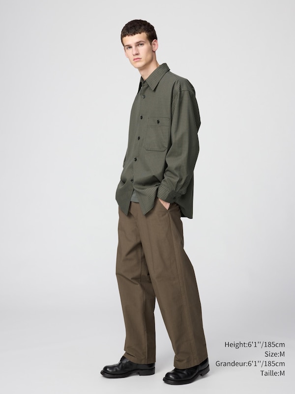 TWILL WORK OVERSIZED SHIRT