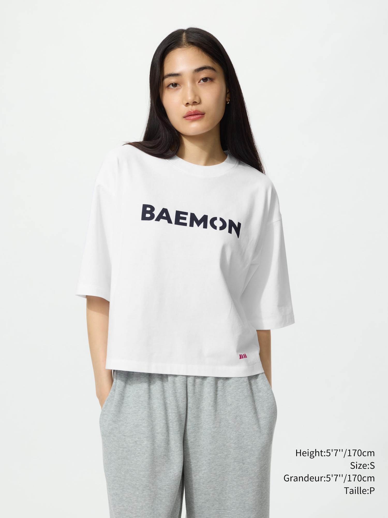 Women's BABYMONSTER UT Cropped Graphic T-Shirt | UNIQLO CA