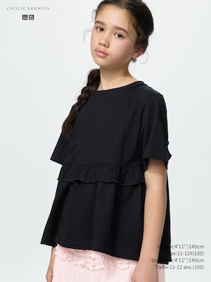 T-SHIRT À VOLANTS