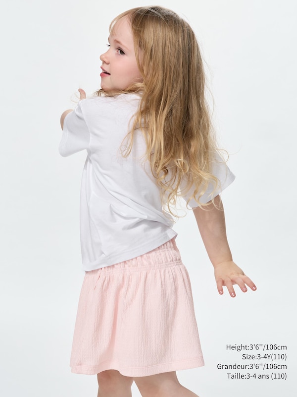Shirring Skort | Solid