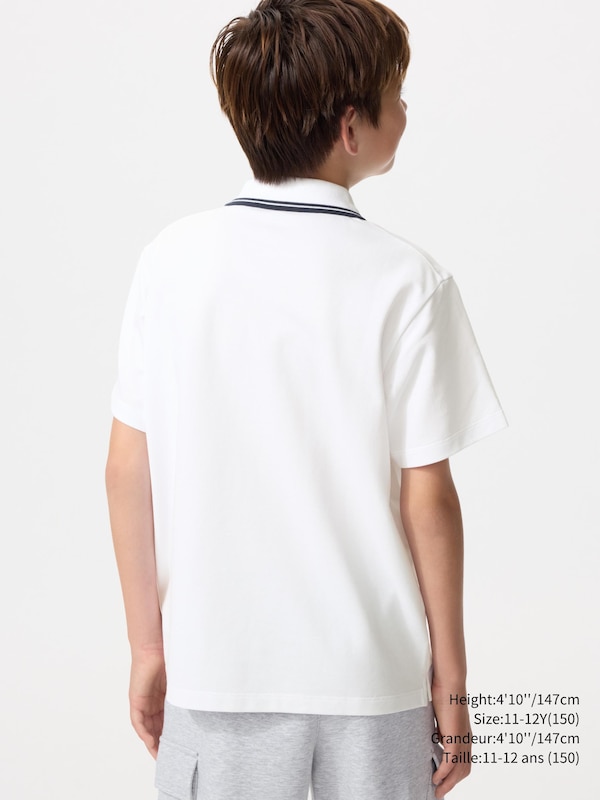 POLO SEC EN TISSU PIQUÉ BRODÉ