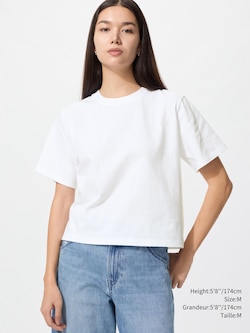 WASHED COTTON BOXY T-SHIRT