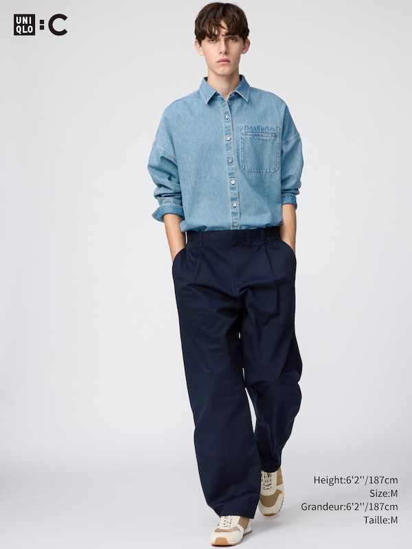 DENIM RELAXED SHIRT JACKET