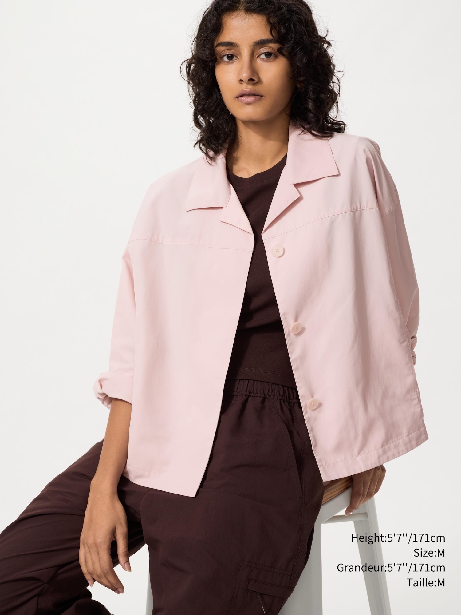 おさ Unisex Open Collar Short Jacket | UNIQLO CA
