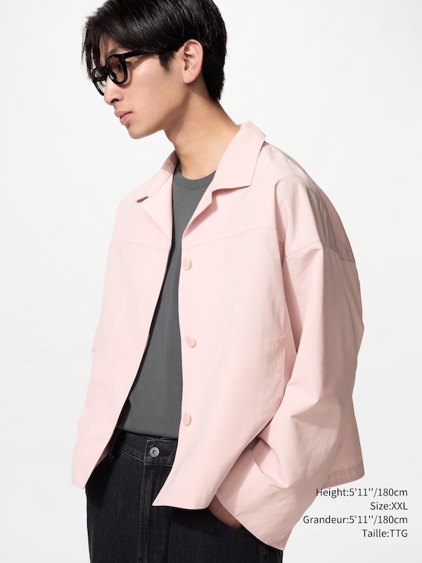 OPEN COLLAR SHORT JACKET