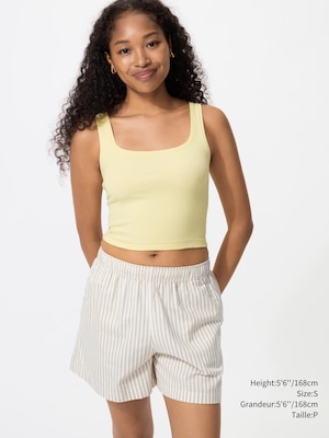 Cotton Easy Shorts | Striped
