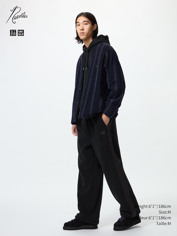 FLEECE WIDE PANTS
