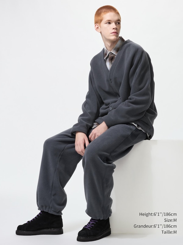 FLEECE WIDE PANTS