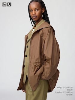 UV Protection Sheer Oversized Parka