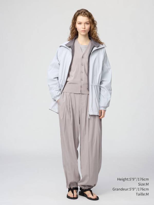 UV PROTECTION SHEER OVERSIZED PARKA