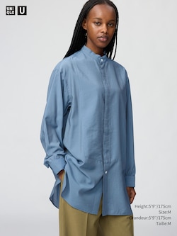 Stand Collar Shirt | Long Sleeve