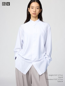 STAND COLLAR SHIRT