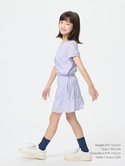 MINIJUPE-SHORT EN JERSEY BRODÉ