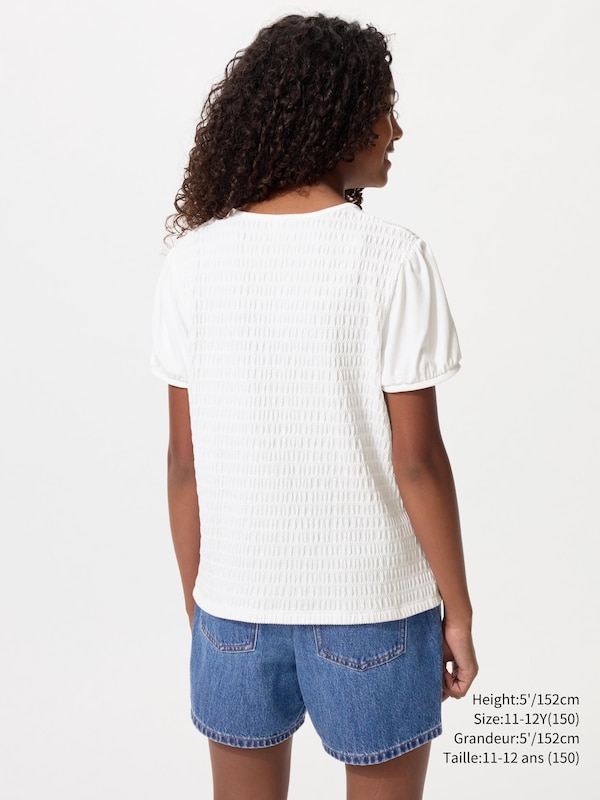 PUFF SLEEVE T-SHIRT | SHIRRING