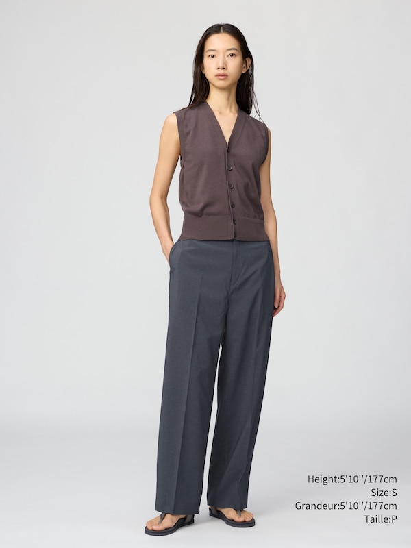 WASHABLE BUTTON DOWN KNITTED VEST