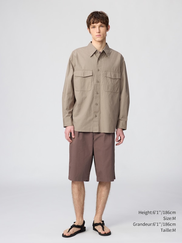 Work Oversized Shirt Long Sleeve