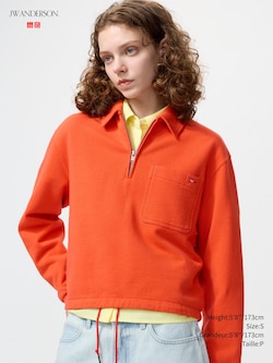 HALF ZIP SWEATSHIRT