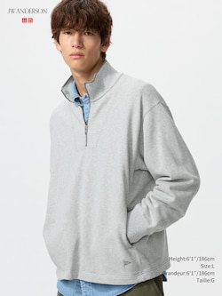 SWEAT HALF-ZIP PULLOVER