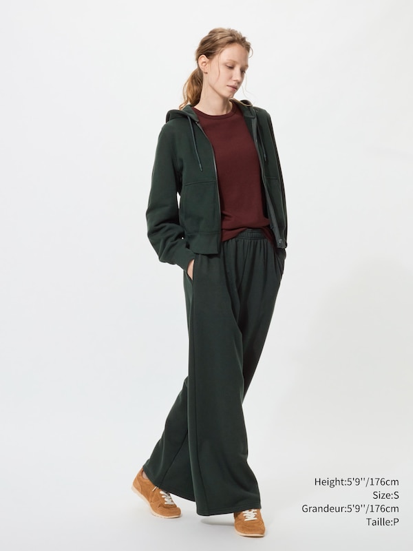 CHANDAIL CAPUCHE EN COTON OUATÉ ZIP INTÉGRAL