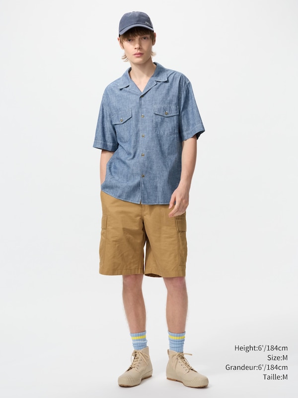 CHAMBRAY OVERSIZED SHIRT