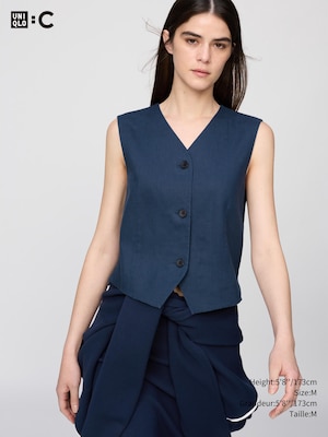 Premium Linen Vest