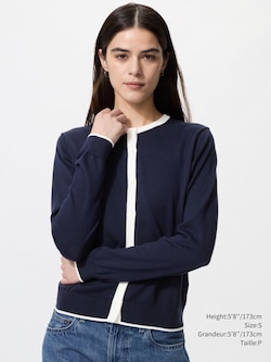 UV PROTECTION CREW NECK CARDIGAN